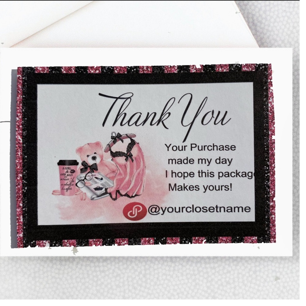 Thank You Cards for Packaging - Picture 8 of 13